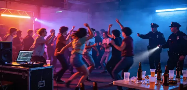 Fiestas relámpago: la red que atrae adolescentes y desafía los controles en la zona Sur de La Paz