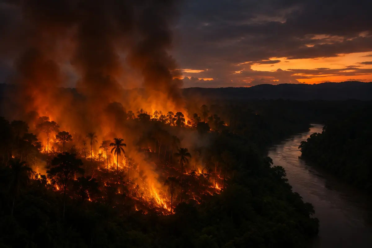 Bolivia registra 864 focos de calor; Santa Cruz concentra más del 81% y una alerta se mantiene en la Cordillera de Sama
